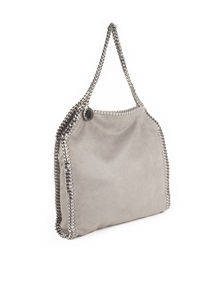 Falabella Shaggy Deer Small Tote - Light Gray