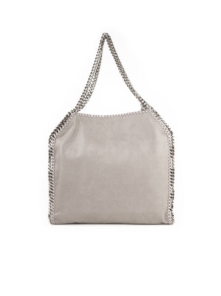 Falabella Shaggy Deer Small Tote - Light Gray