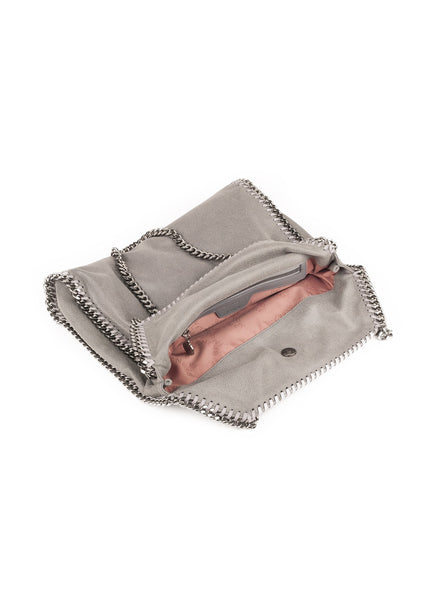 Falabella Shaggy Deer Small Tote - Light Gray