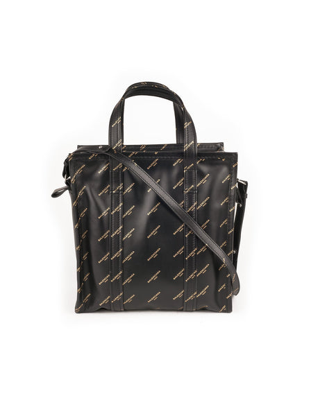 Balenciaga - Bazar All Over S Shopping Bag - Black - ForwardModa