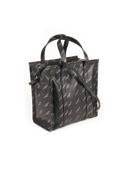 Balenciaga - Bazar All Over S Shopping Bag - Black - ForwardModa