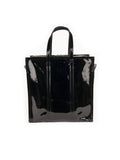 Balenciaga - Bazar Patent Leather M Shopper Bag - Black - ForwardModa
