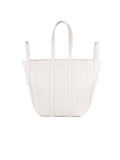 Balenciaga - Calfskin Small Laundry Cabas Shopping Bag - White - ForwardModa