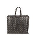 Balenciaga - Bazar All Over Medium Shopping Bag - Black - ForwardModa