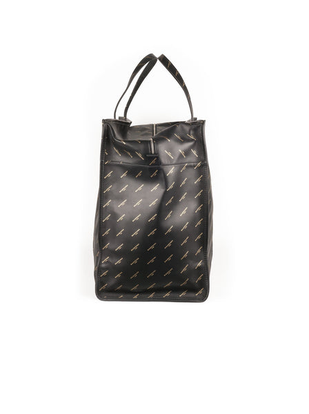 Balenciaga - Bazar All Over XL Shopping Bag - Black - ForwardModa