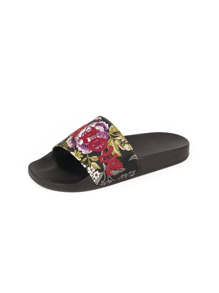 Pursuit Blind for Love Slide Sandal - Multi Floral