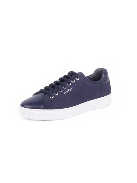 Salvatore Ferragamo - Cube Sneaker Laced - Bluemarine - ForwardModa