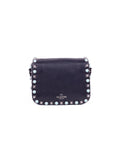 Rockstud Rolling Shoulder Bag - Black