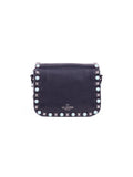 Rockstud Rolling Shoulder Bag - Black