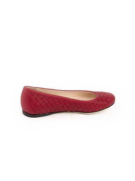 Bottega Veneta - Ballerina Flats - Red - ForwardModa