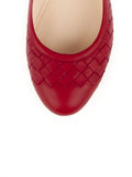 Bottega Veneta - Ballerina Flats - Red - ForwardModa