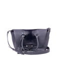Demilune Rockstud Satchel Bag - Black
