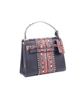 My Rockstud Embellished Leather Tote - Tribal Black