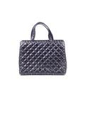 Rockstud Spike Quilted Leather Tote Bag - Black