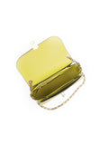 Valentino - All Over Chain Shoulder Bag - Yellow - ForwardModa