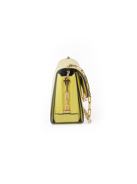 Valentino - All Over Chain Shoulder Bag - Yellow - ForwardModa