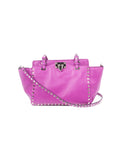 Rockstud Trapeze Tote - Fuschia