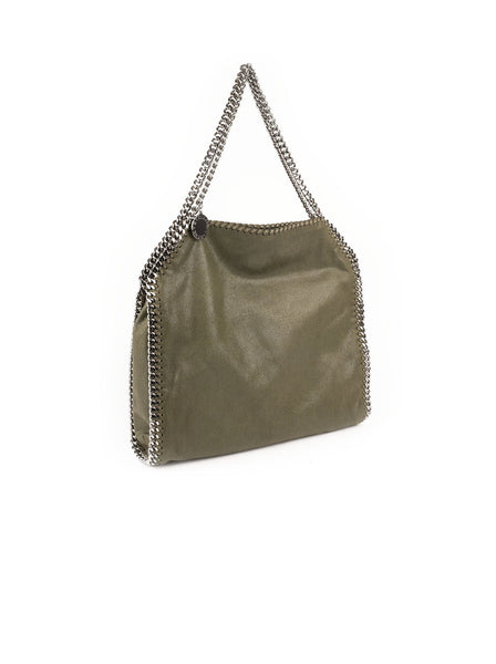 Falabella Shaggy Deer Small Tote - Green