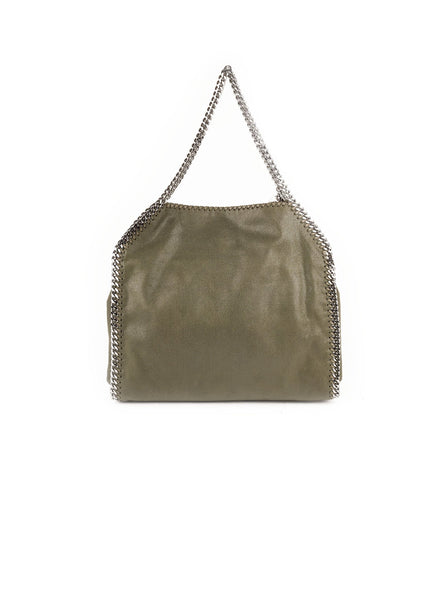 Falabella Shaggy Deer Small Tote - Green