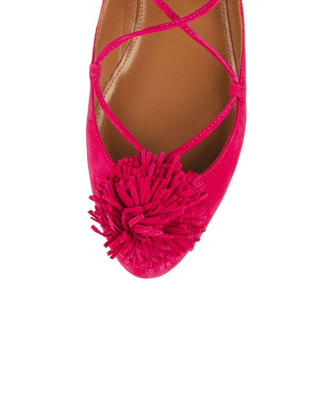 Aquazzura - Ballerina Sunshine Flat - Paradise Pink - ForwardModa