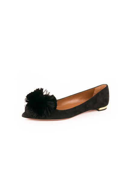 Aquazzura - Ballerina Sue - Black - ForwardModa