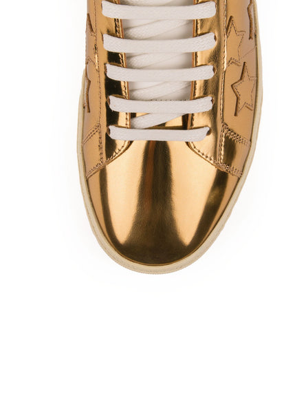 Saint Laurent - Court Classic SL/06 Low Top California Sneakers - Gold - ForwardModa