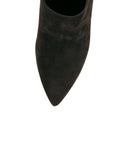 Suede Choc Real Mules - Black