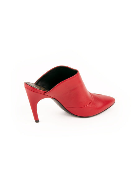 Roger Vivier - Choc Real Label Mules - Red - ForwardModa