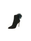 Suede Booties - Black
