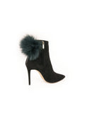 Suede Booties - Black