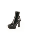 Platform Ankle Boot - Black