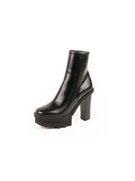 Platform Ankle Boot - Black
