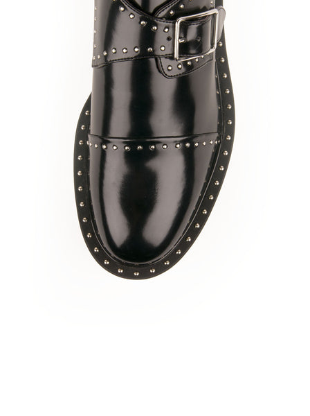 Odette Studded Oxford - Black