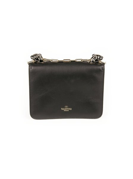 Garavani Panther Shoulder Bag - Black