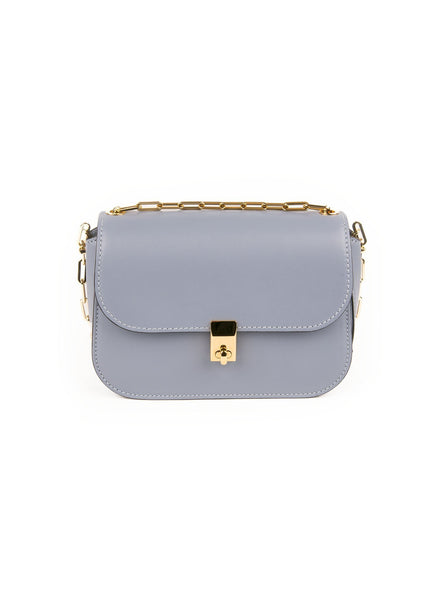 Valentino - All Over Chain Shoulder Bag - Light Blue - ForwardModa