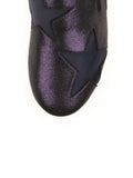 Stella McCartney - Binx Star Glitter Platform Loafer - Navy Blue - ForwardModa