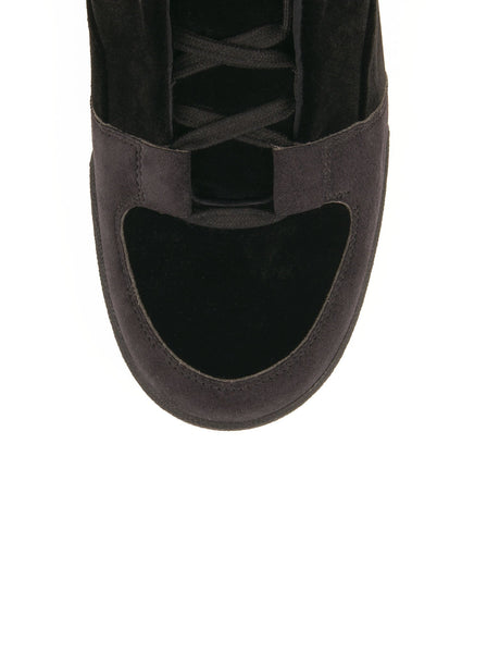 Velvet Stella High-Top Sneaker - Black