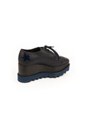 Elyse Star Platform Derby Shoe - Navy / Night Blue