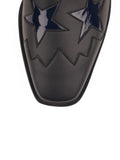 Elyse Star Platform Derby Shoe - Navy / Night Blue