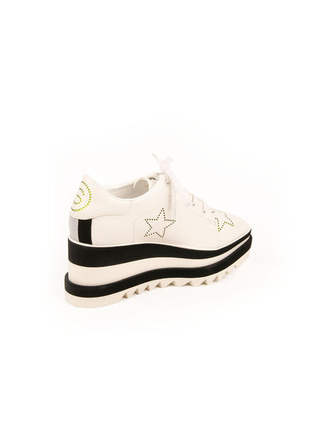 Sneak Elyse Stars Fluo Sneaker - White