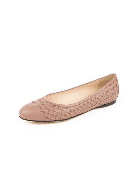 Bottega Veneta - Ballerina Flats - Desert Rose - ForwardModa