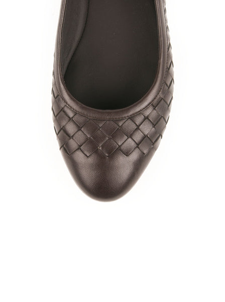 Bottega Veneta - Ballerina Flats - Espresso - ForwardModa