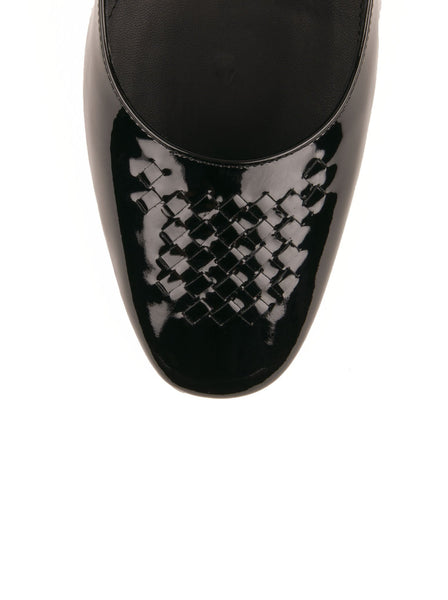 Bottega Veneta - Cherbourg Patent Pump - Black - ForwardModa