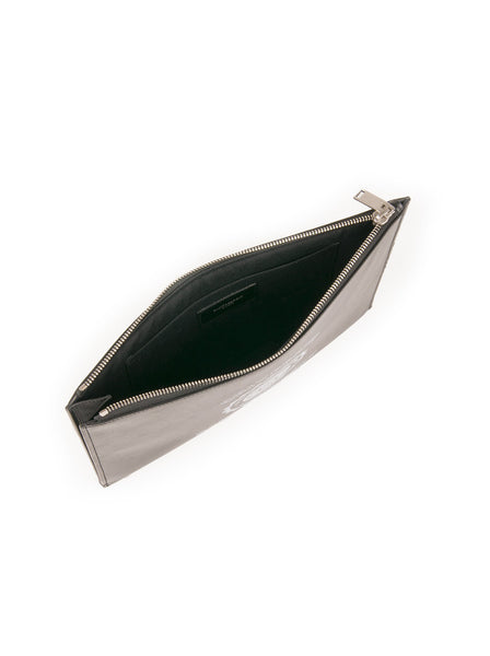 Saint Laurent Leather Universite Clutch - Black