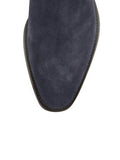 Suede Chelsea Boots - Navy