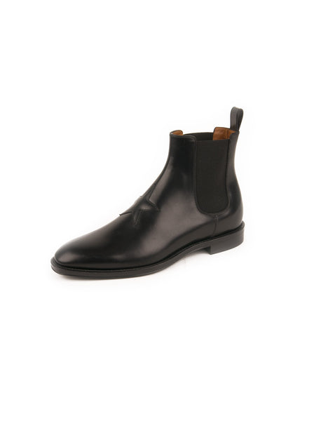 Star Patch Chelsea Boots - Black