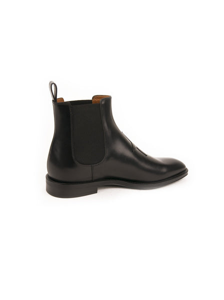 Star Patch Chelsea Boots - Black
