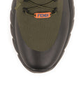 Knit Hightop Sneaker- Olive & Black