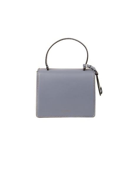 Stud Stitching Tote - Light Blue