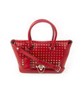 Demilune Rockstud Tote Bag - Red
